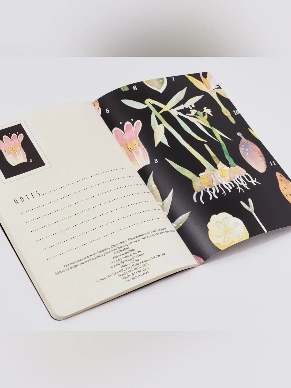 BV By Bruno Visconti Soft Touch Botany Journal A5